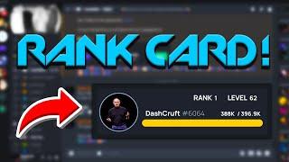 [NEW] DISCORD.JS RANK CARD! (Canvacord)