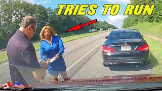 KAREN *DISTRICT ATTORNEY* GETS COPS CALLED ON HER AFTER CAUSING A CRASH