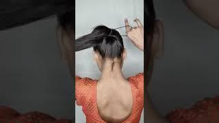 Quick Super Easy Clutcher Bun Hairstyle For Long Hair Girls  Long Hair Hairstyles/oily hair bun drop