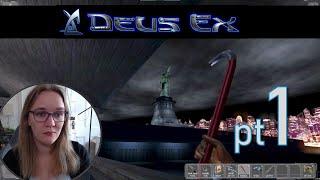 Let's Play Deus Ex (2000) [1] [Blind] Showdown at Lady Liberty