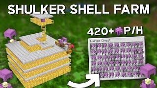 Minecraft Shulker Shell Farm Tutorial 1.21 | Easiest Shulker Sell Farm - 420+ Per Hour!