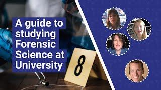 Studying Forensic Science at university - what to expect + why to consider it | UniTaster On Demand