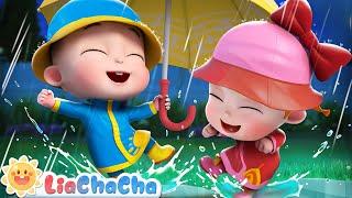 Rainy Day Song | Dress for the Rain | EP20 | LiaChaCha Nursery Rhymes & Baby Songs