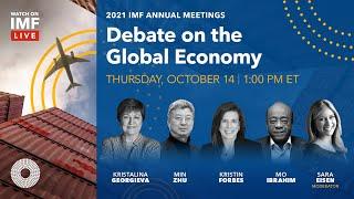 CNBC’s Sara Eisen moderates the IMF’s Debate on the Global Economy  — 10/14/21