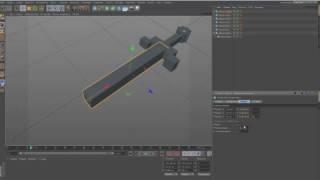 УРОКИ ПО CINEMA4D самодельный мечь для майнкрафт артов