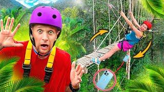 ПОТЕРЯЛИ АЙФОН в ДЖУНГЛЯХ ВЬЕТНАМА / Вот Такой Zip Lining