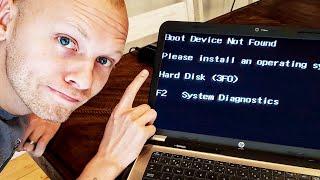 HP Laptop Fix - Boot Device Not Found - Hard Disk (3F0)