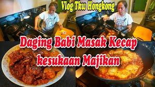 AKTIVITAS SORE TKW HONGKONG||NYENENGIN HATI MAJIKAN MASAK MENU KESUKAANYA @Markonah06