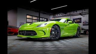 2017 Dodge Viper GTC Coupe! Only 744 Miles! Snake Skin Green Paint! 8.4L V10 and 6 Speed Manual!