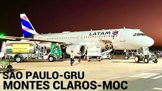 VOANDO DE SÃO PAULO PARA MONTES CLAROS-MG COM O A320 DA LATAM