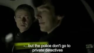 Sherlock Deduction Scene (subtitles)