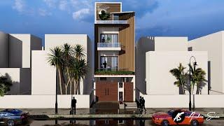 Elevation Design | 18'X50'  House Design || Archie Sense #shorts