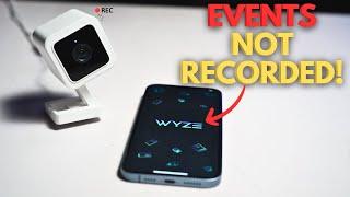 Wyze Not Recording Events: How to Fix