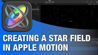 Apple Motion Star Field using a Particle Emitter