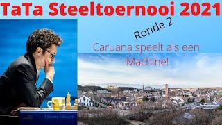 Fabiano Caruana speelt als een machine! Ronde 2 Tata Steelschaaktoernooi