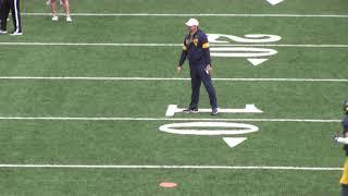 BlueGoldNews.com: WVU Football Competition Drill