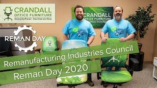 Crandall Office Furniture Celebrates Reman Day 2020 #RemanDay2020