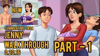 Summertime Saga Jenny Walkthrough | part - 1 | Summertime Saga - 0.20.16 | Jenny storyline,pregnancy