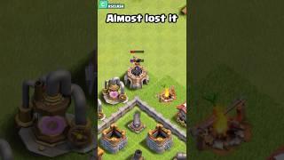 Almost Lost it (Clash of Clans) | #shorts #clashofclans