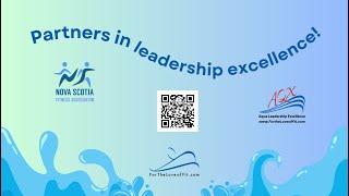 Nova Scotia Fitness Association AQX Interview  #nsfitness #aquafitness #leadership #learning
