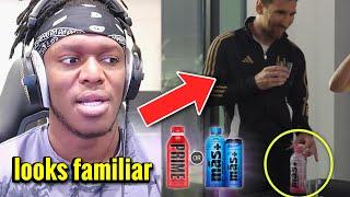 KSI REACTION to Messi's New Hydration Drink Mas+ 