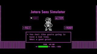 Jotaro Sans Simulator