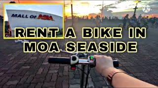 RENT A BIKE IN MOA SEASIDE | TRAVEL VLOGS | Sarah Jane Semic