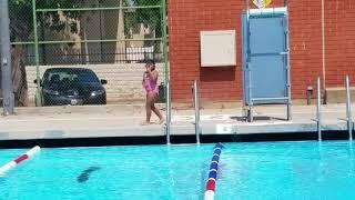 SAMANTHA TAPIA SWIMMING.