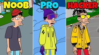 NOOB vs PRO vs HACKER - Lamar Idle Vlogger