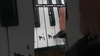 Which tutorial is correct? #piano
