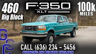 Big Block OBS For Sale: 1997 Ford F-350 SRW Calypso Green 460 With Only 100k Miles