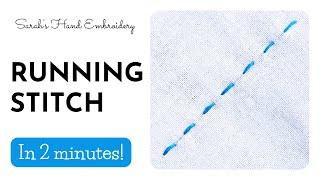 How to do Running Stitch