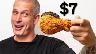 Crispy Fried Chicken with $7 Caviar VS $300 Caviar