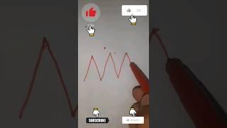 How to draw easy scene with W#drawing #viral #art #viralvideo #youtubeshorts #ytshort #yt #scene 