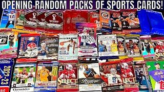 *OPENING RANDOM PACKS OF RARE SPORTS CARDS! FOOTBALL, BASKETBALL, BASEBALL, & MORE!