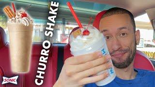 Sonic NEW Cinnamon Churro Shake HDR Review