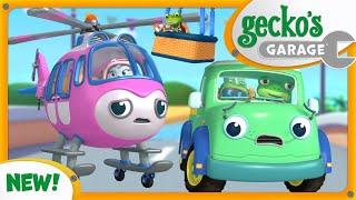 Vehicle Triathlon Race Challenge  | Gecko's Garage | Brand New Episode | Truck Cartoons For Children