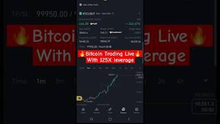 Bitcoin Trading with 125X leverage in Binance | $600 Profit in Binance 