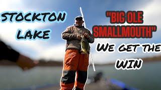 I CATCH A BIG SMALLIE AND WE GET THE WIN! Stockton Lake March 29th 2023 Tournament Bass Fishing