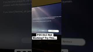 PS5 DLC Not Working? Try This… #PS5 #Playstation5 #Playstation #Shorts