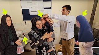 The doctor checks Navid: Akram accidentally sees her relatives at the clinic