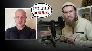 Lucas Gage's Open Letter to Muslims [Response]