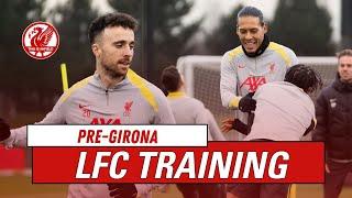 Diogo Jota is BACK! | Girona vs. Liverpool training