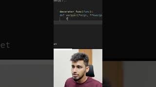 Python Decorators Unveiled: Mastering the Magic in 60 Seconds #shorts  || Code with SJ