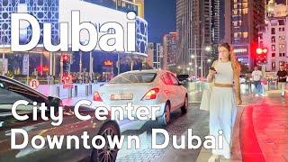 Dubai [4K] Amazing City Center, Downtown Dubai Walking Tour 