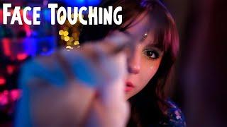 ASMR Face Touching  Latex Gloves, Inaudible Whisper