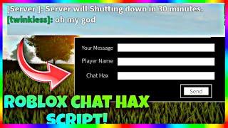 Roblox FE Chat Hacks Script! | Best Troll Gui  Works in all Games!