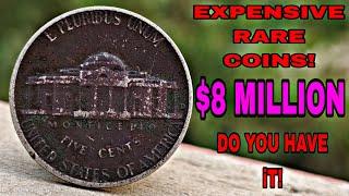 The Most Valuable Monticello Jefferson Nickels Top 10 Rare Coins Worth Millionaire Dollars in 2024!