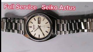 how to repair SEIKO ACTUS AUTOMATIC  cal-7009-8330  E.R ESTACION VLOG