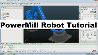 Programming of Robots using PowerMILL Robot Tutorial